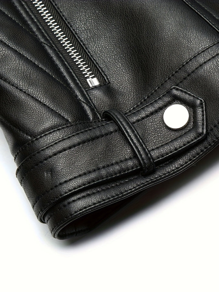 Mabel | Sculpted Zip-Front Moto Jakke