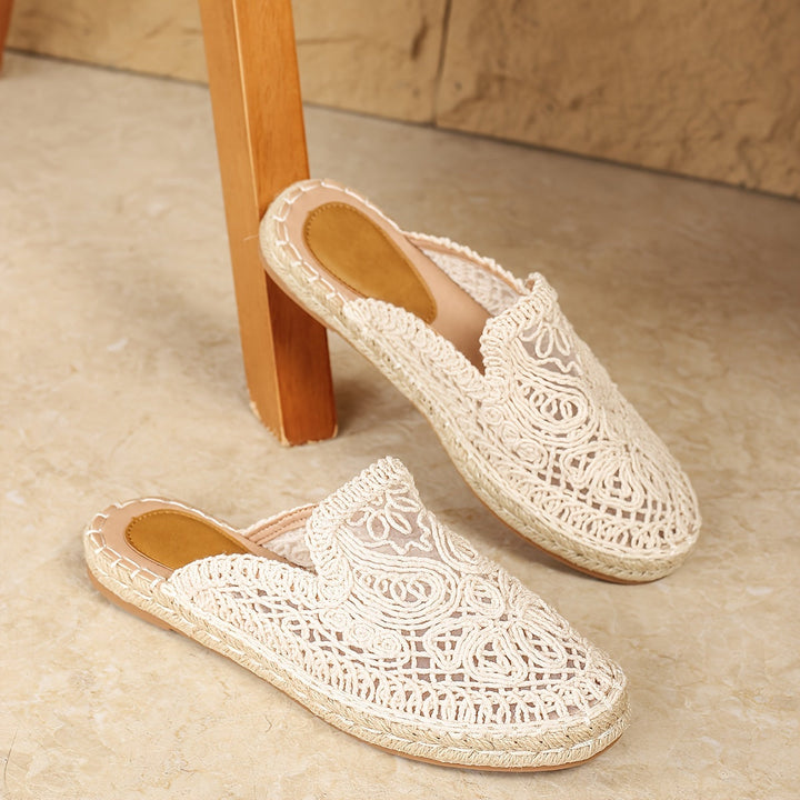 Bonnie | Vævede Slip-On Mules