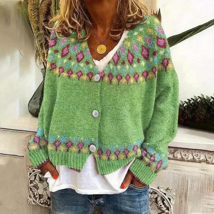 Esme | Nordisk Mønstret Cardigan