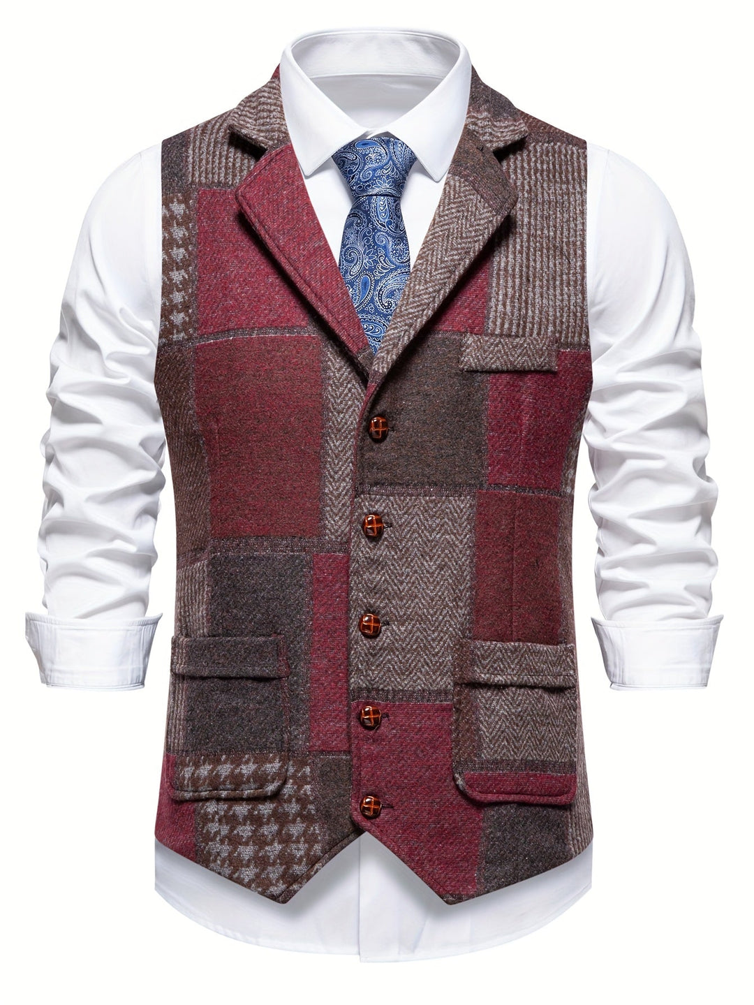 Tobias | Patchwork Skræddersyet Vest