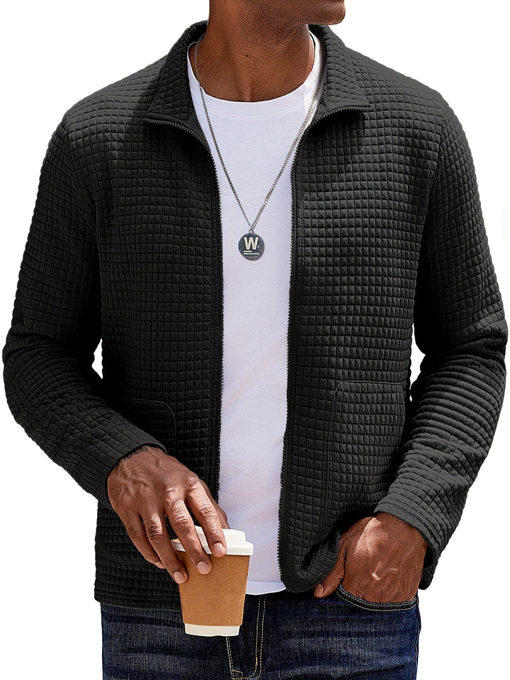 Hugo | Tekstureret Zip-Up Jakke