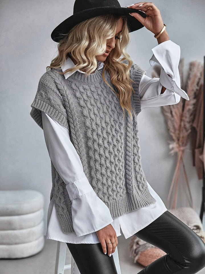 Bridget | Cozy Cable-Knit Sweater Vest