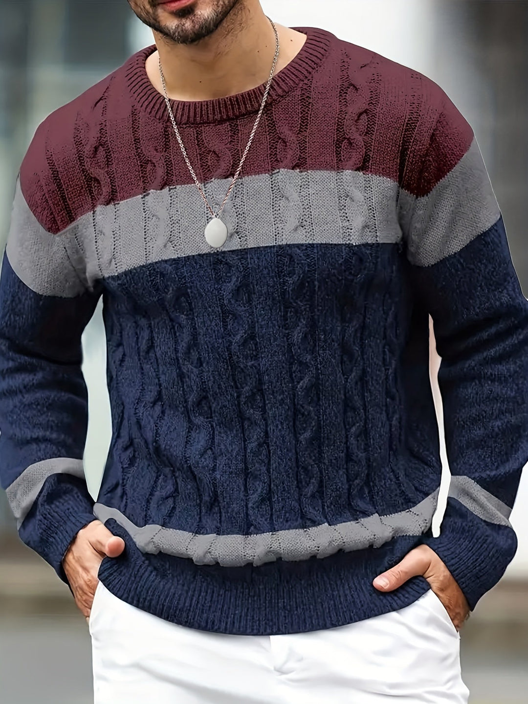 Mason | Klassisk Kabelstrik Pullover