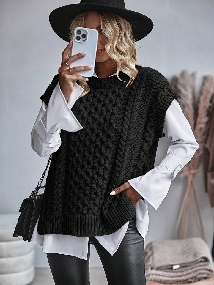 Bridget | Cozy Cable-Knit Sweater Vest