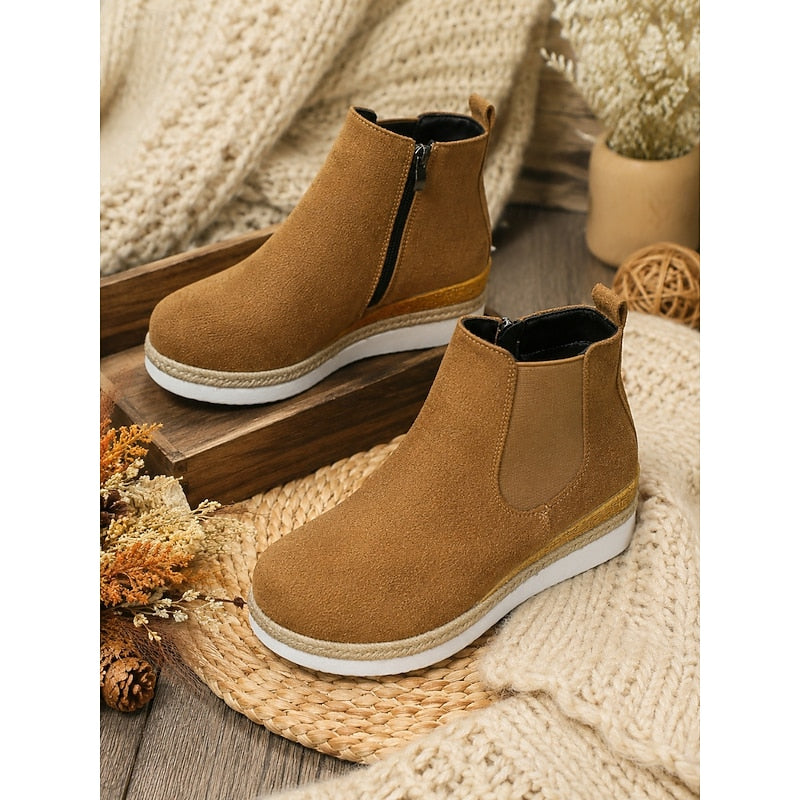 Vera | Cozy Wedge Ankelstøvler