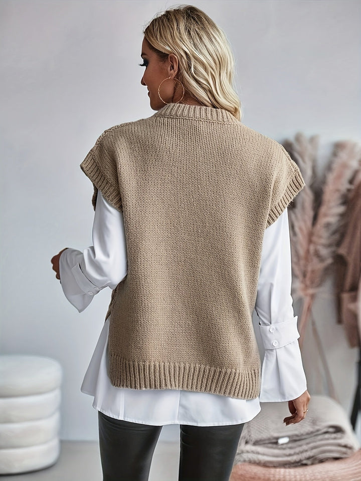 Bridget | Cozy Cable-Knit Sweater Vest
