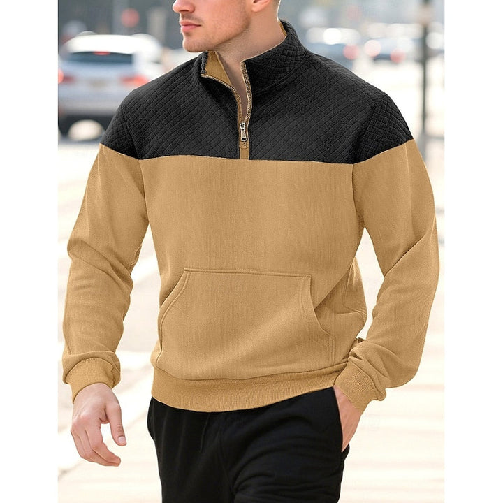 Braxton | Tekstureret Quarter-Zip Sweatshirt
