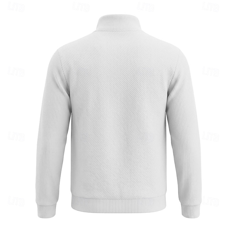 Quentin | Tekstureret Quarter-Zip Pullover