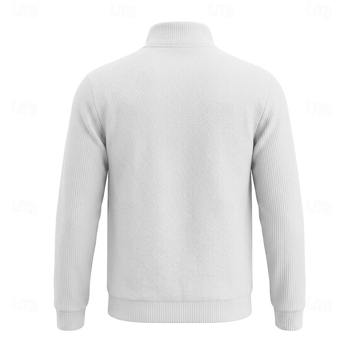 Quentin | Tekstureret Quarter-Zip Pullover