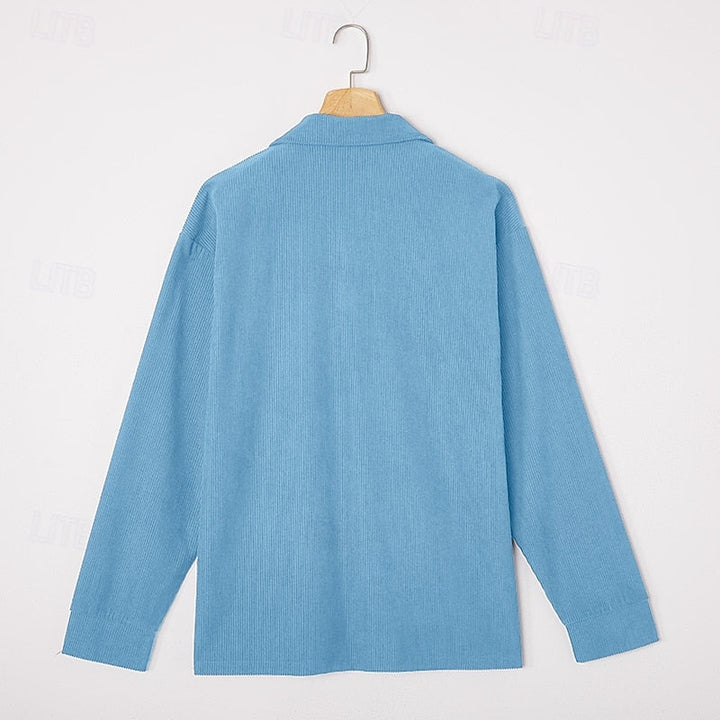 Wallace | Tekstureret Langærmet Polo Shirt