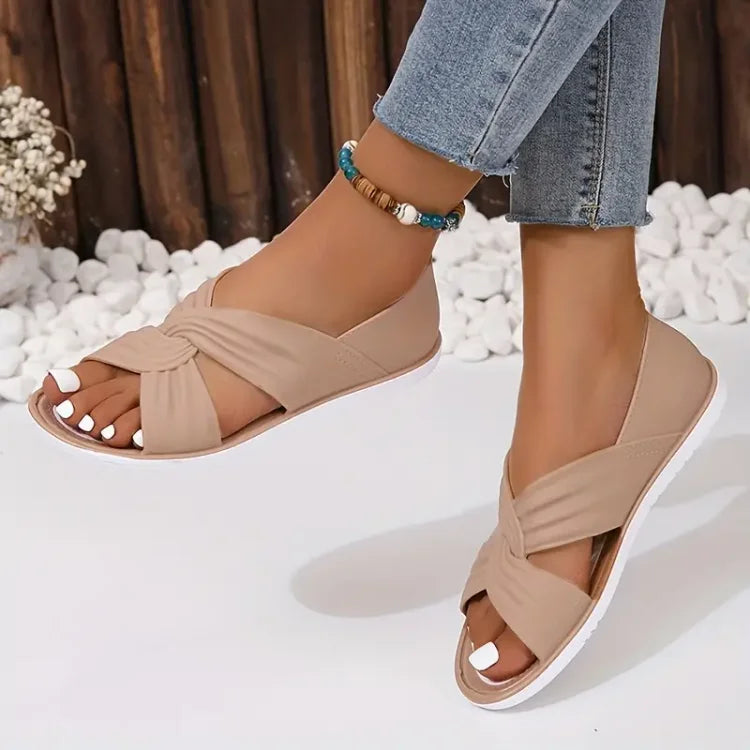Elena | Polstrede Krydsrem Sandaler