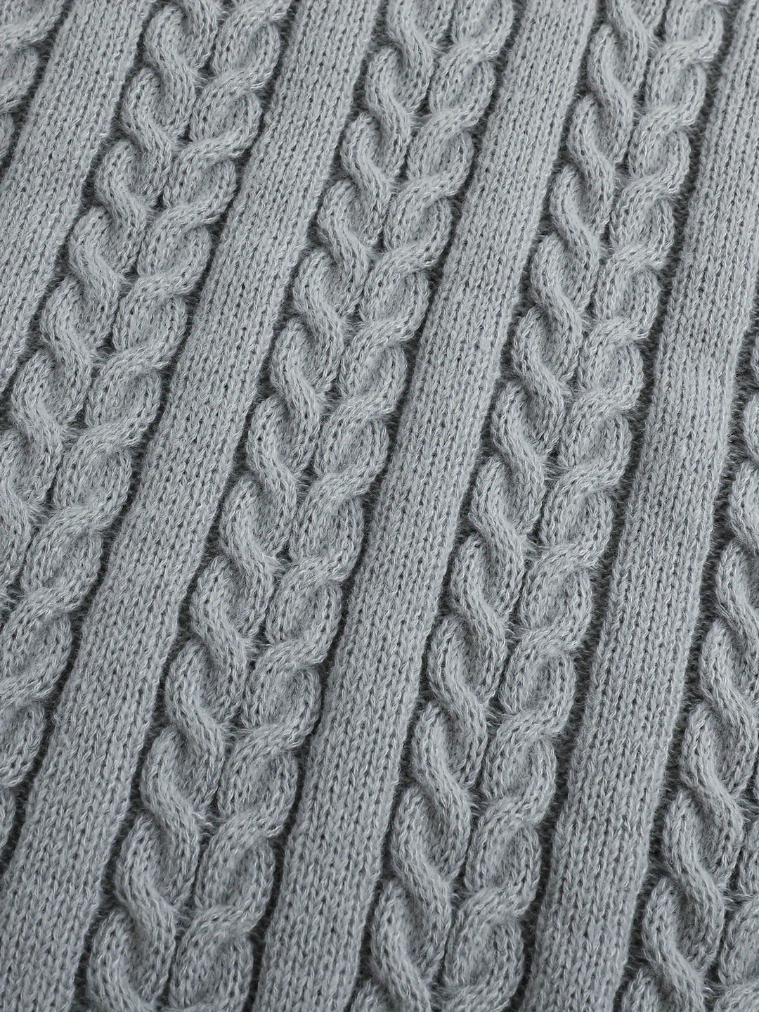 Gideon | Kabelstrikket V-hals Sweater Vest