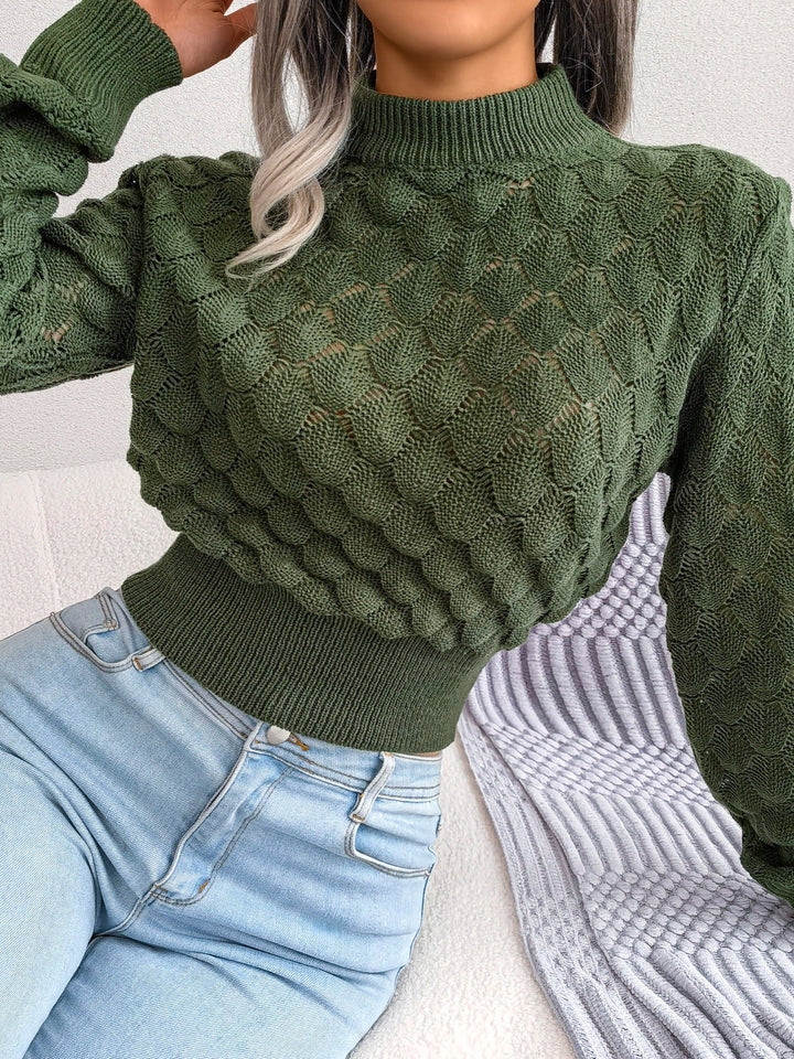 Melanie | Tekstureret Cropped Sweater