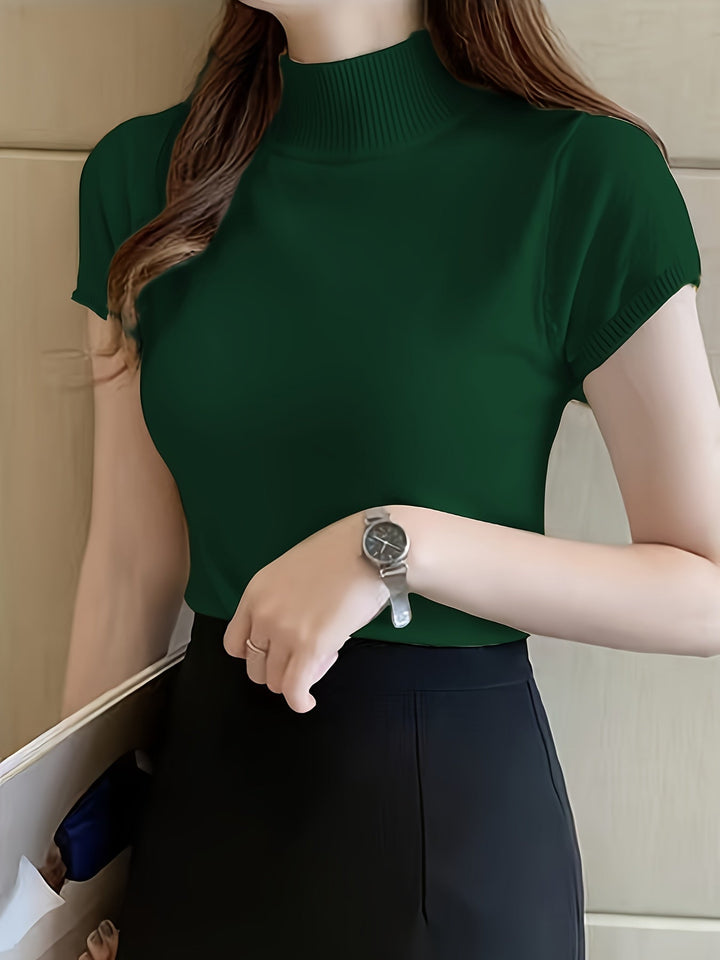 Della | Forfinet Mock-Neck Top