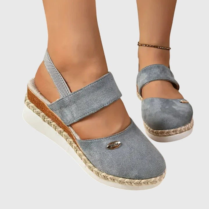 Ruth | Polstrede Vedge Sandaler