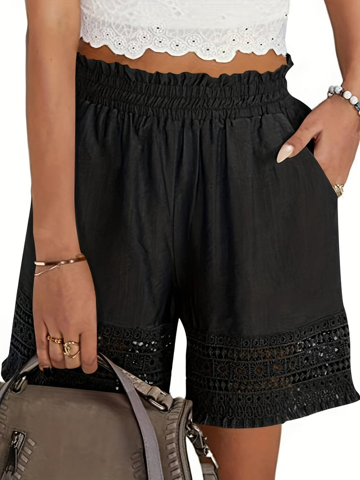 Rosmarin | Lace-Trim Papirpose Shorts