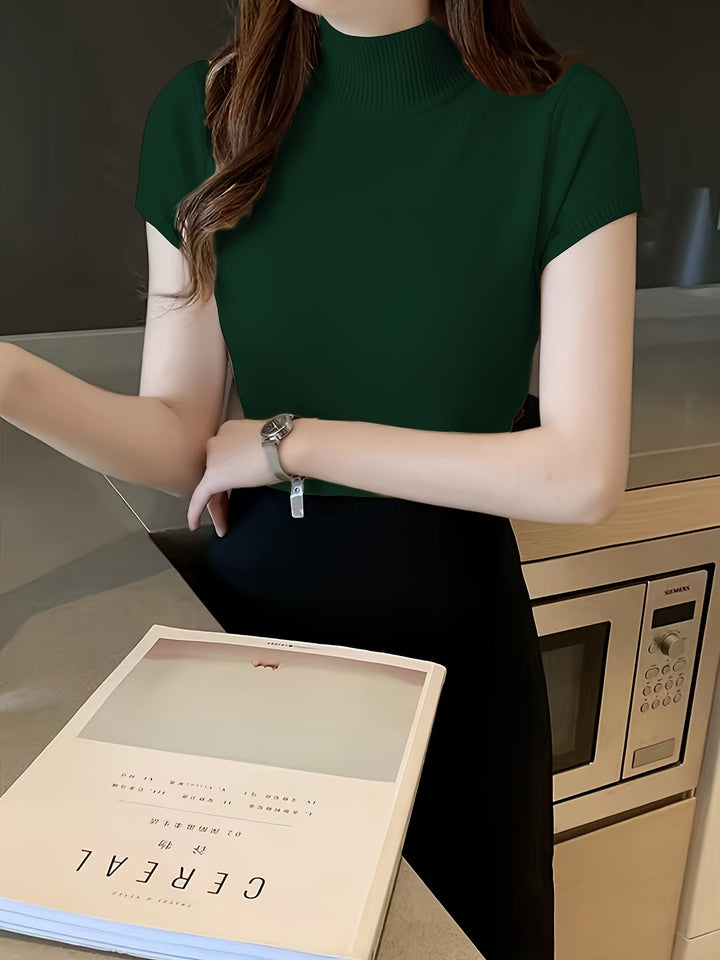Della | Forfinet Mock-Neck Top