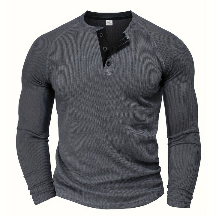 Graham | Klassisk Button Henley Skjorte