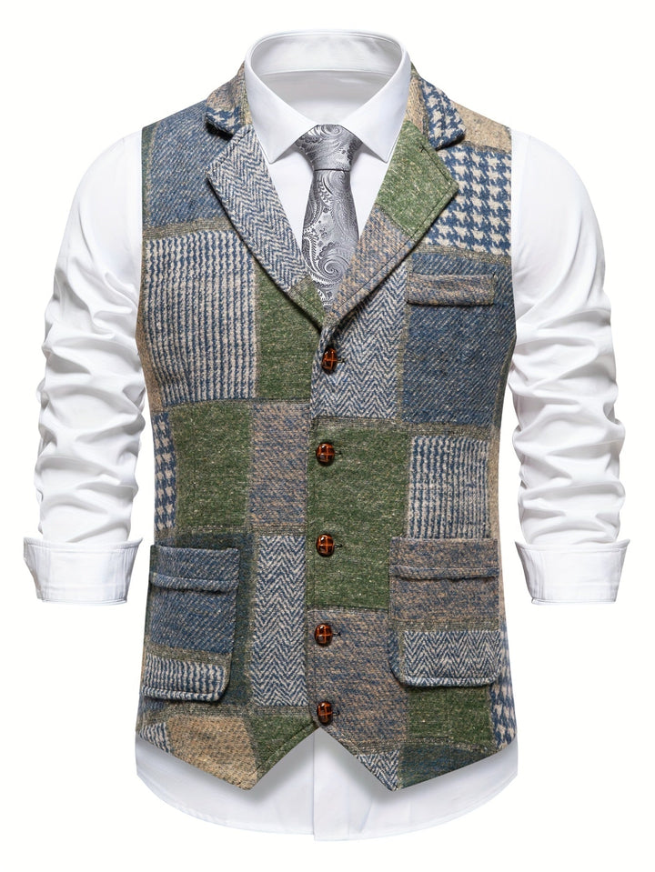 Tobias | Patchwork Skræddersyet Vest