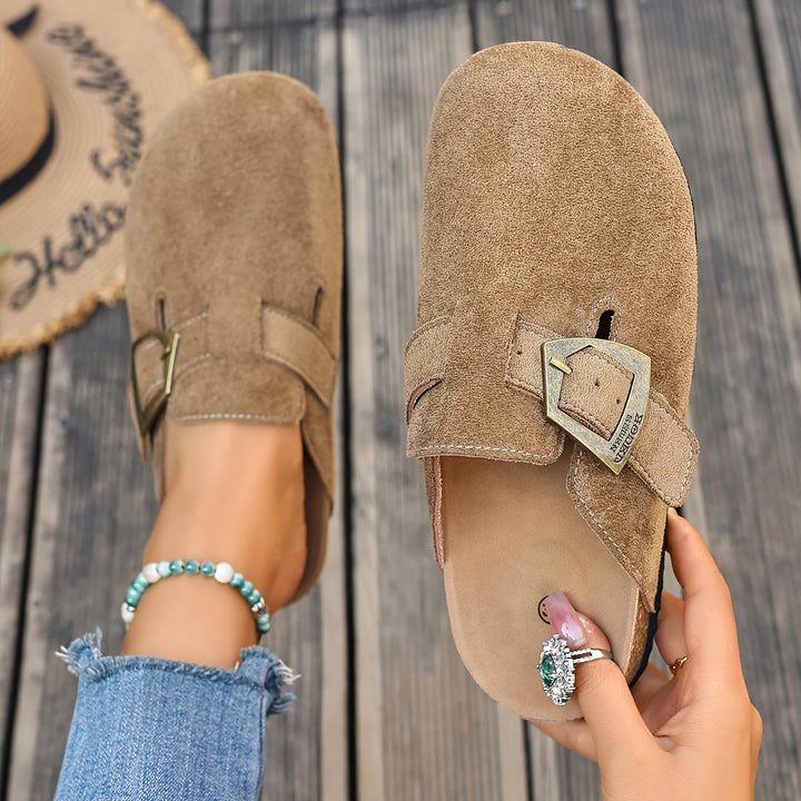 Winona | Slip-On Mules med Spænde Detalje
