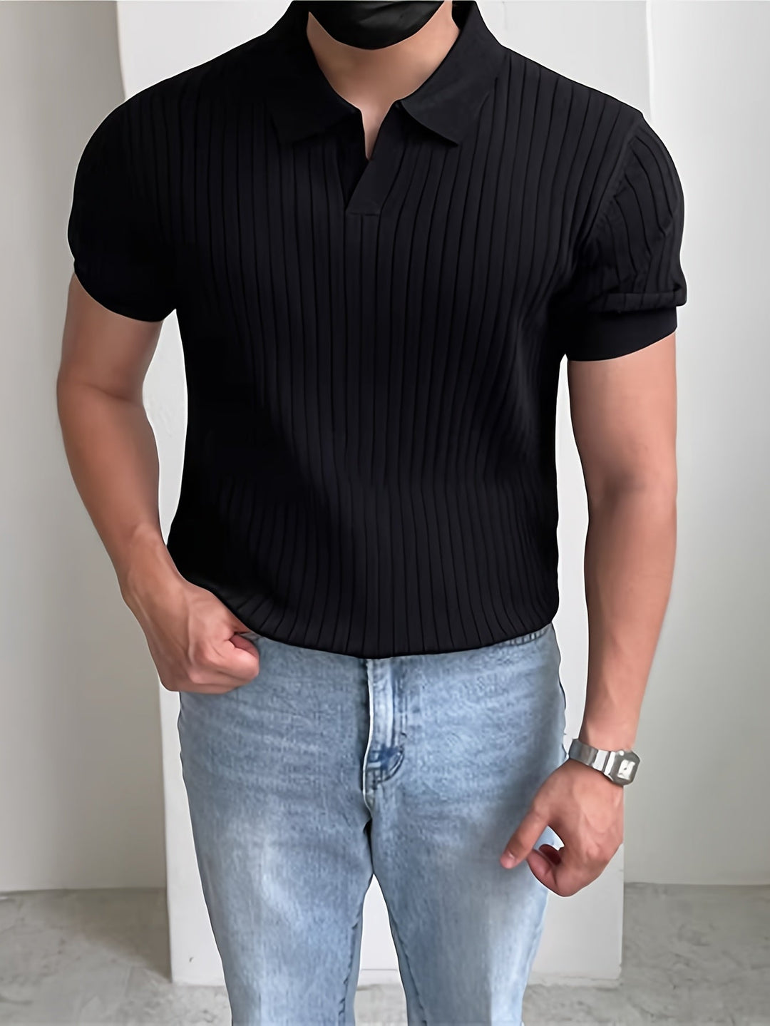 Cameron | Raffineret Tekstureret Polo Shirt