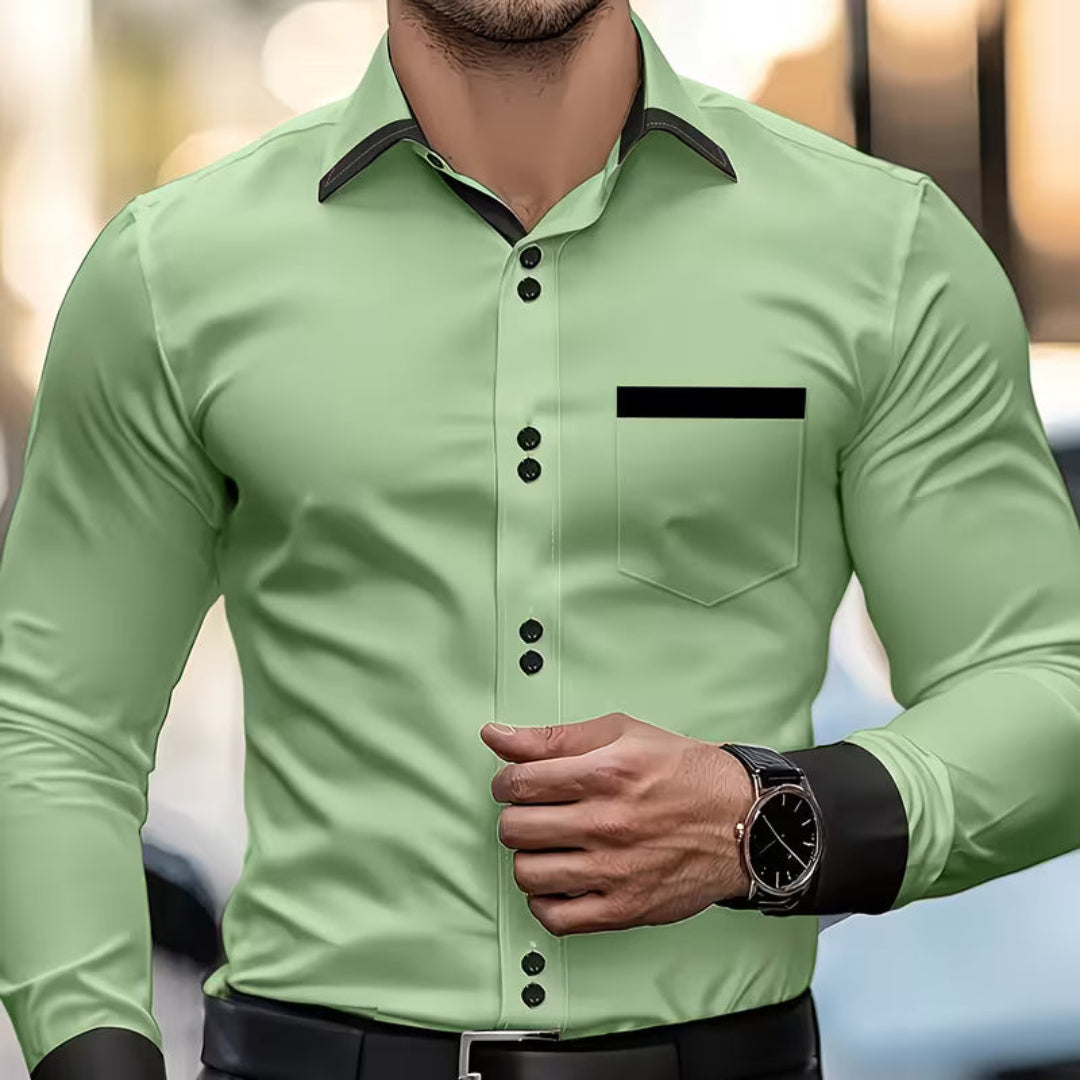 Maximo | Klassisk Button Collared Fit Skjorte