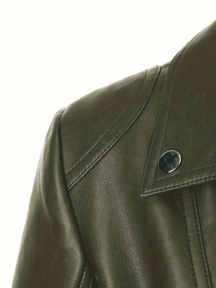 Mabel | Sculpted Zip-Front Moto Jakke