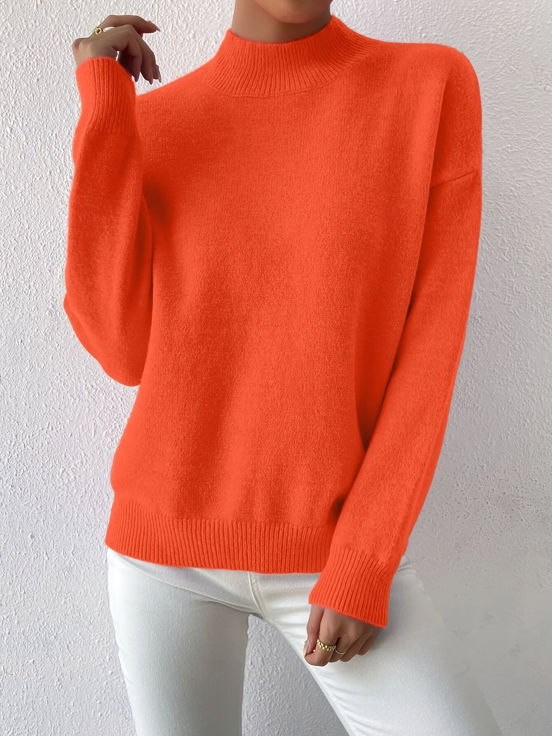 Lorelei | Raffineret Mock Neck Sweater