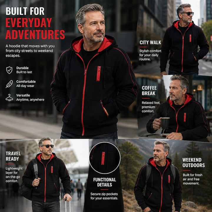 Dorian | Full-Zip Hættetrøje