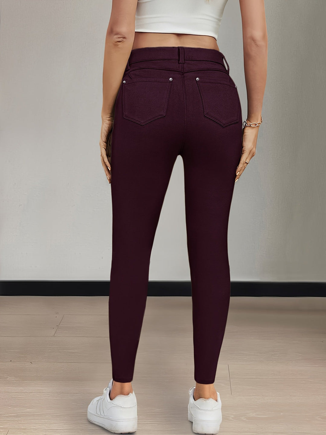 Sylvie | Højtaljede Skinny Jeans