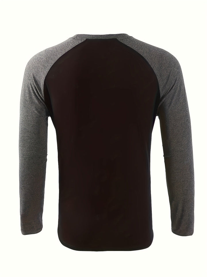 Trevor | To-farvet Raglan Langærmet Top