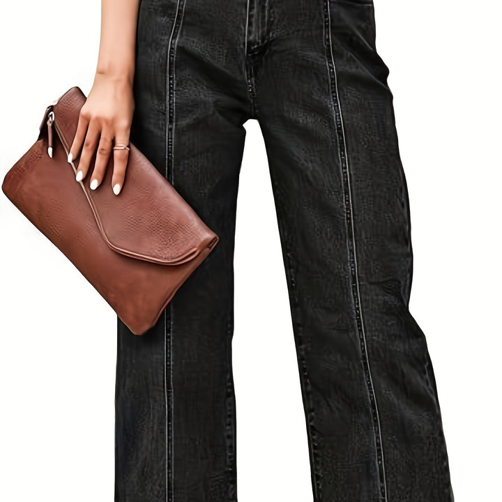 Denise | Skræddersyede Cropped Straight-Leg Jeans