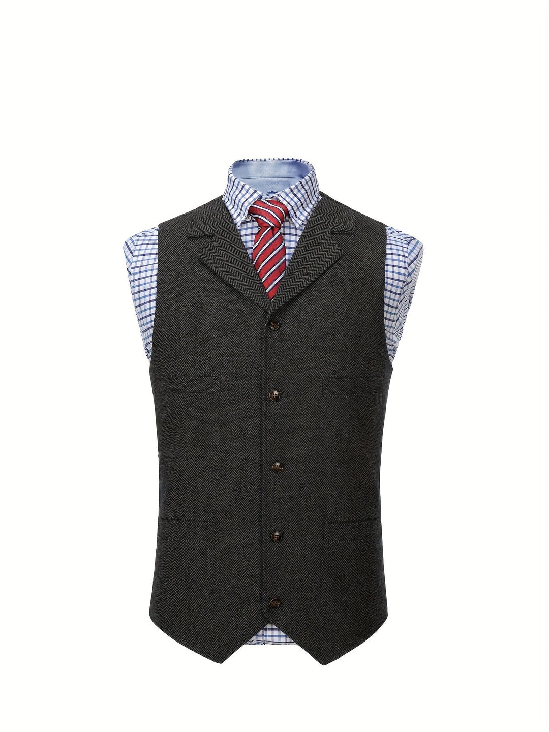 Colton | Heritage Herringbone Vest