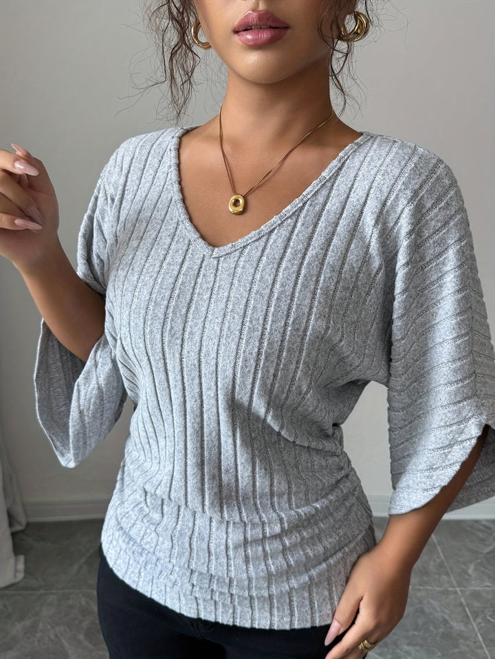 Marianne | Afslappet V-Hals Top