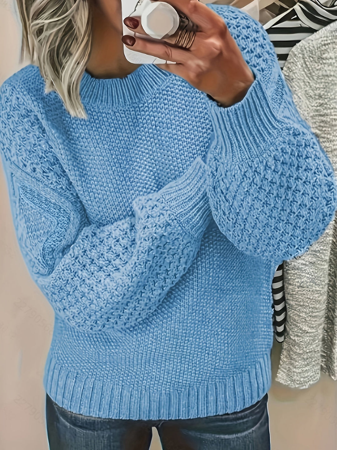 Bonnie | Hyggelig Lantern-Ærme Sweater