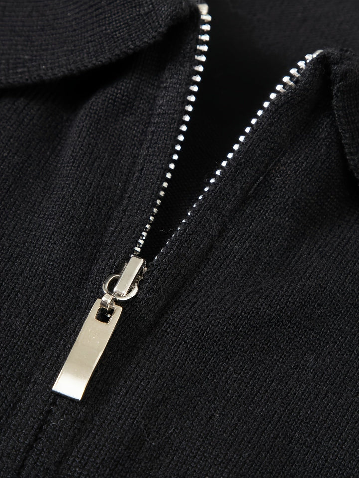Donovan | Raffineret Quarter-Zip Polo Sweater