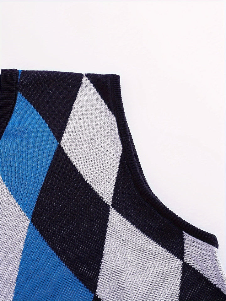Chandler | Klassisk Argyle Sweater Vest