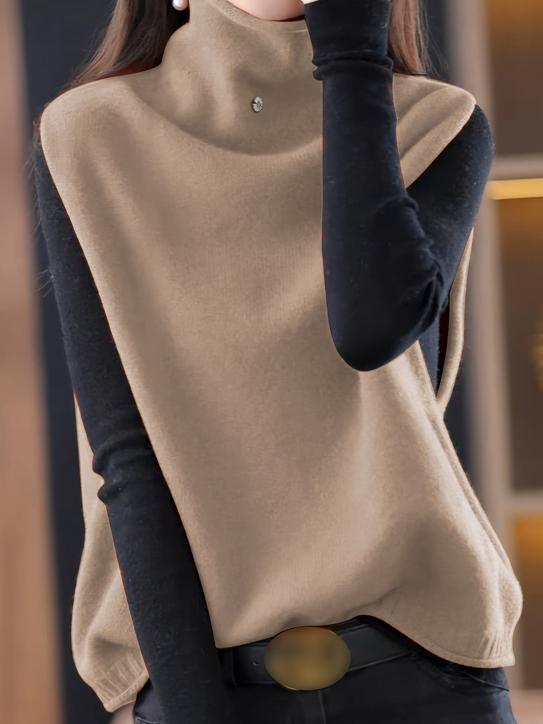 Giselle | Raffineret Højhalset Vest