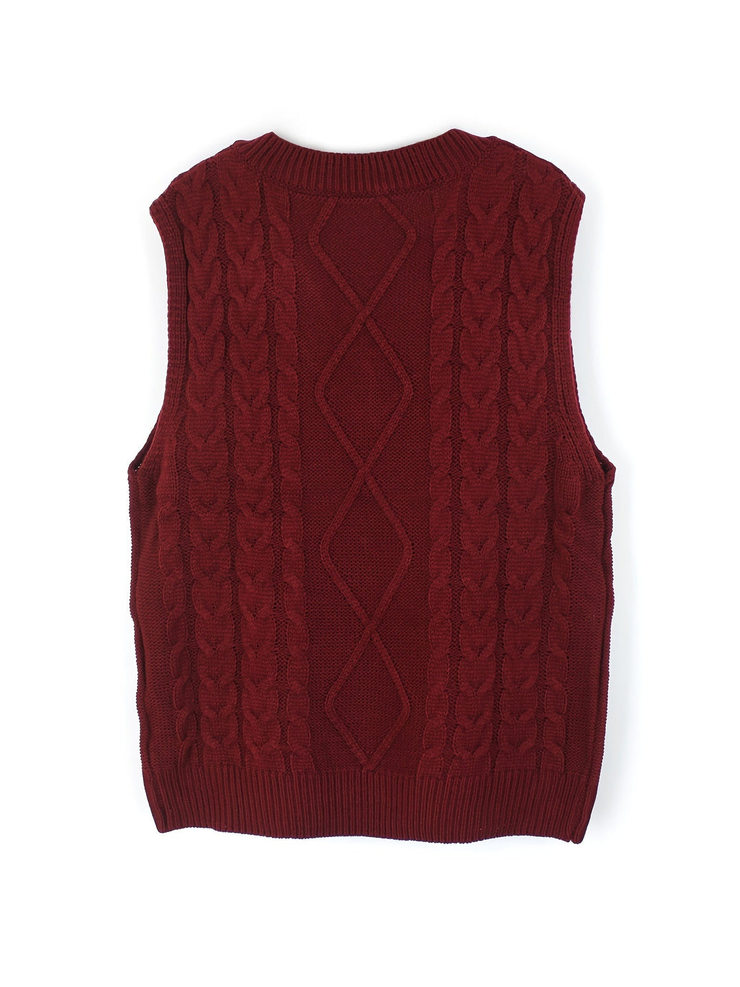 Cora | Cozy Cable-Knit V-Hals Sweater Vest