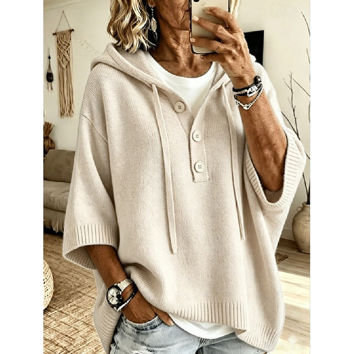 Brooklyn | Afslappet Hætte Strik Sweater