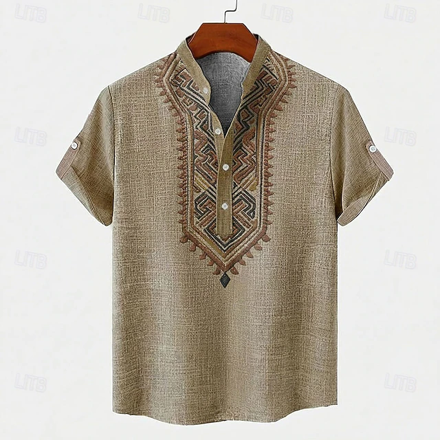 Sebastian | Broderet Vintage Skjorte