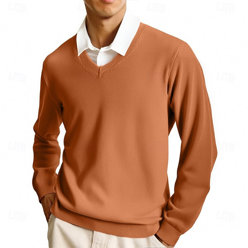 Clayton | Klassisk V-Hals Sweater