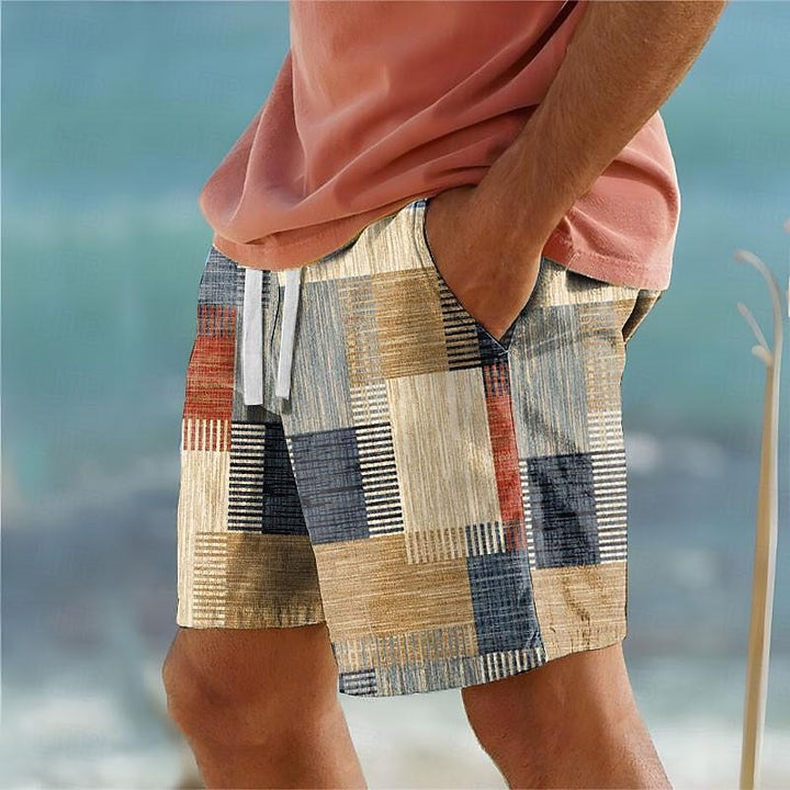 Dean | Patchwork Ferie Badshorts