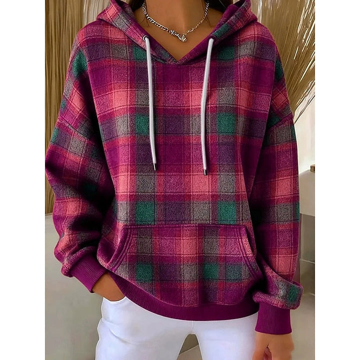 Sadie | Cozy Checked Hoodie