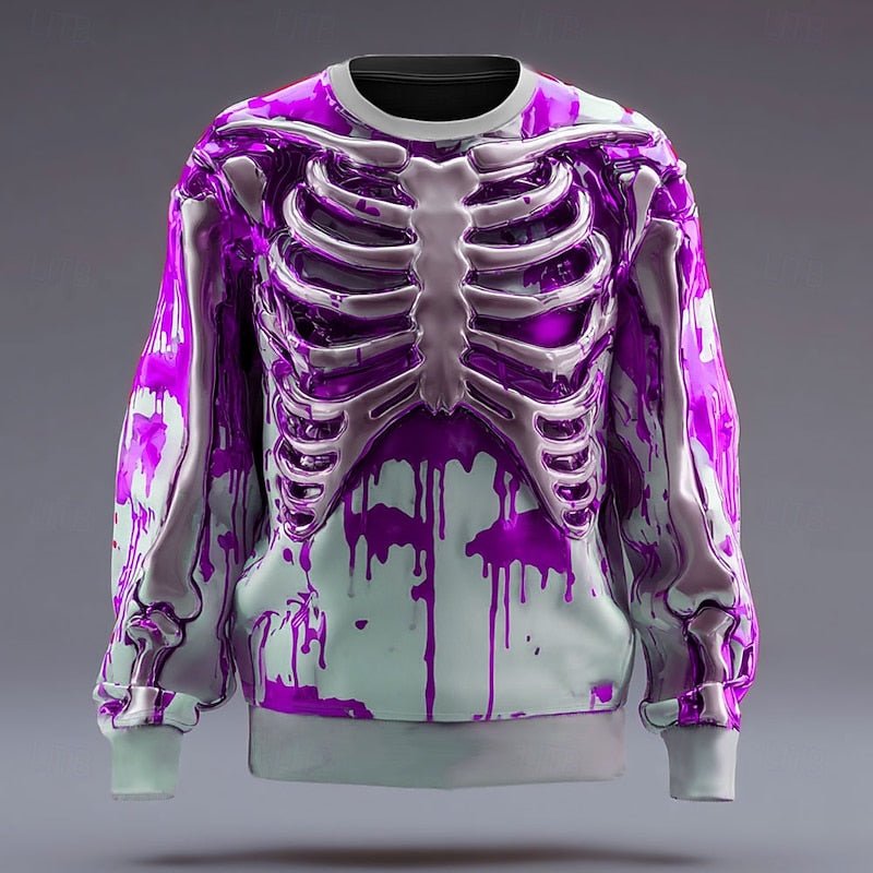 Rory | Halloween Skelet Crew Neck Sweatshirt