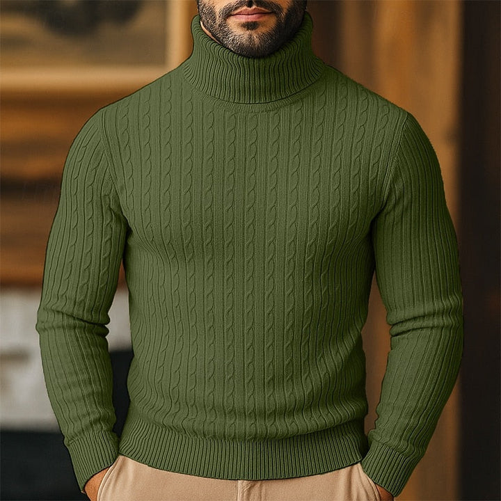 Rupert | Kabelstrik Turtleneck Sweater