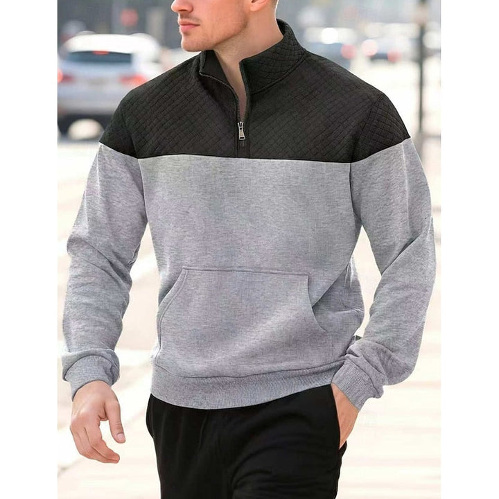 Braxton | Tekstureret Quarter-Zip Sweatshirt