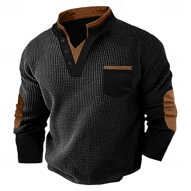 Harvey | Tekstureret Henley Skjorte