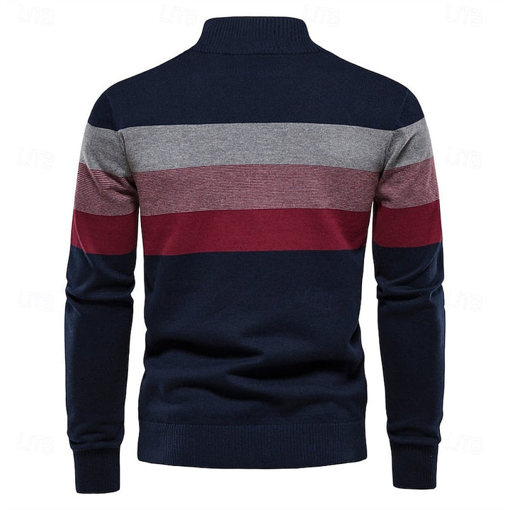 Gerald | Quarter-Zip Striktrøje