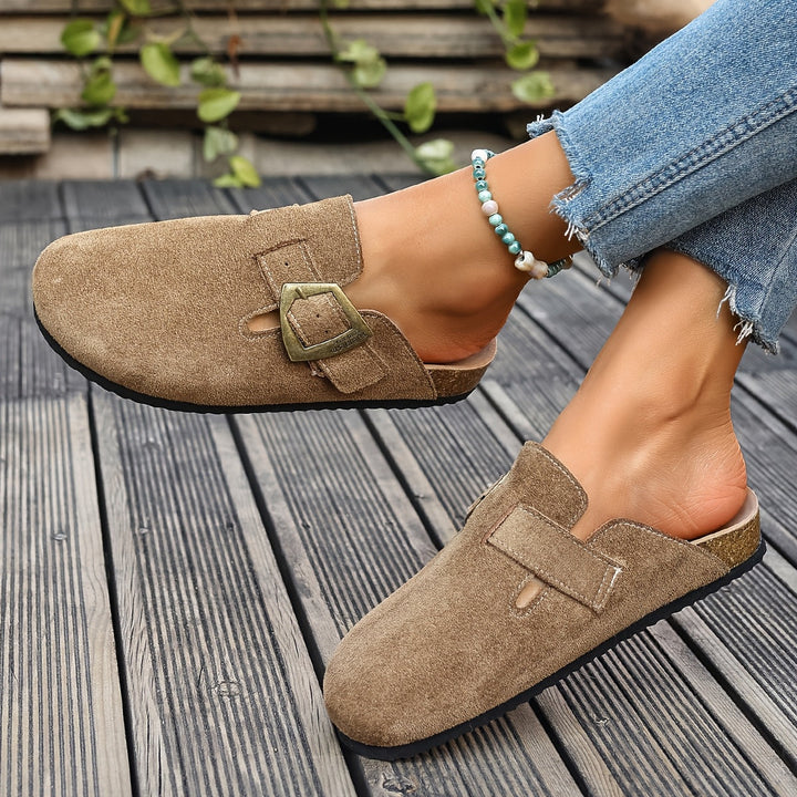 Winona | Slip-On Mules med Spænde Detalje